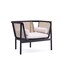Manhattan Comfort Versailles Accent Chair in Black, Natural Cane and Cream ACCA01-CR - alternate 3